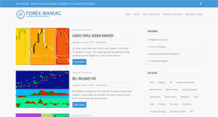 Desktop Screenshot of forexmaniac.com
